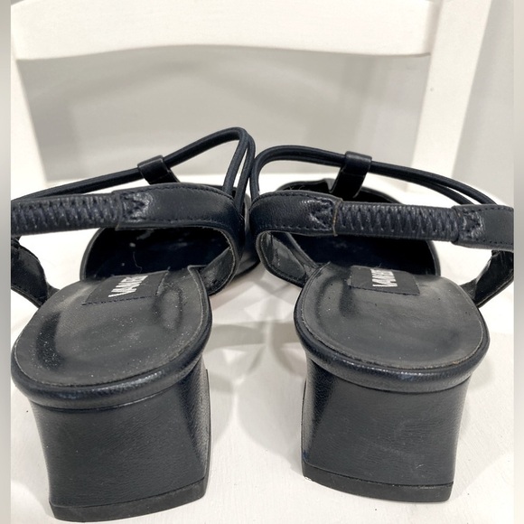 VANELI NAVY LEATHER SHOES - Size 6 - Picture 5 of 9